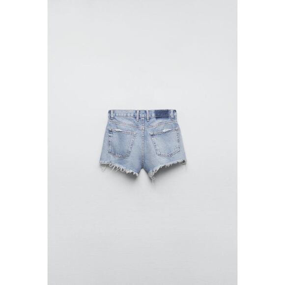 TRF MID RISE DENIM SHORTS - Picture 3 of 4